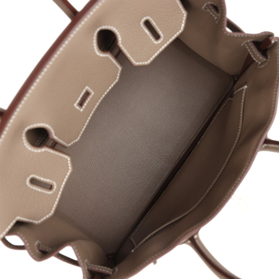 Hermes Birkin 30 Etoupe Togo Palladium Hardware