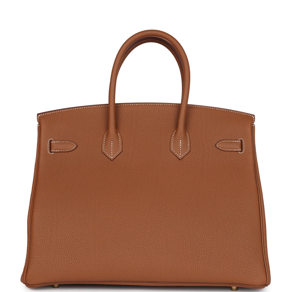 Hermes Birkin 35 Gold Togo Gold Hardware