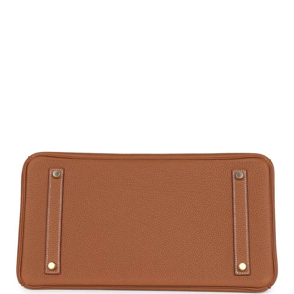 Hermes Birkin 35 Gold Togo Gold Hardware