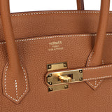 Hermes Birkin 35 Gold Togo Gold Hardware