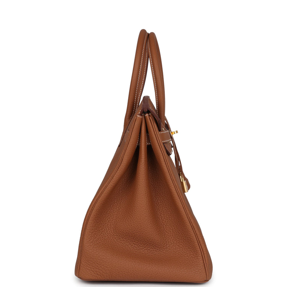Hermes Birkin 35 Gold Togo Gold Hardware