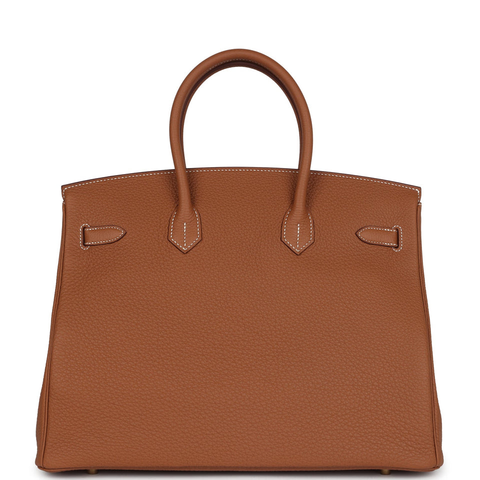 Hermes Birkin 35 Gold Togo Gold Hardware