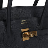 New Hermes Birkin 35 Black Togo Gold Hardware