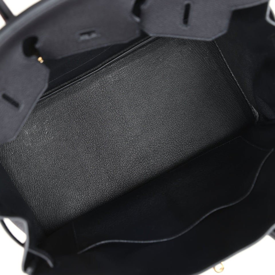 New Hermes Birkin 35 Black Togo Gold Hardware