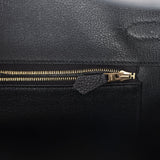 New Hermes Birkin 35 Black Togo Gold Hardware