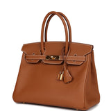 New Hermes Birkin 30 Gold Epsom Gold Hardware