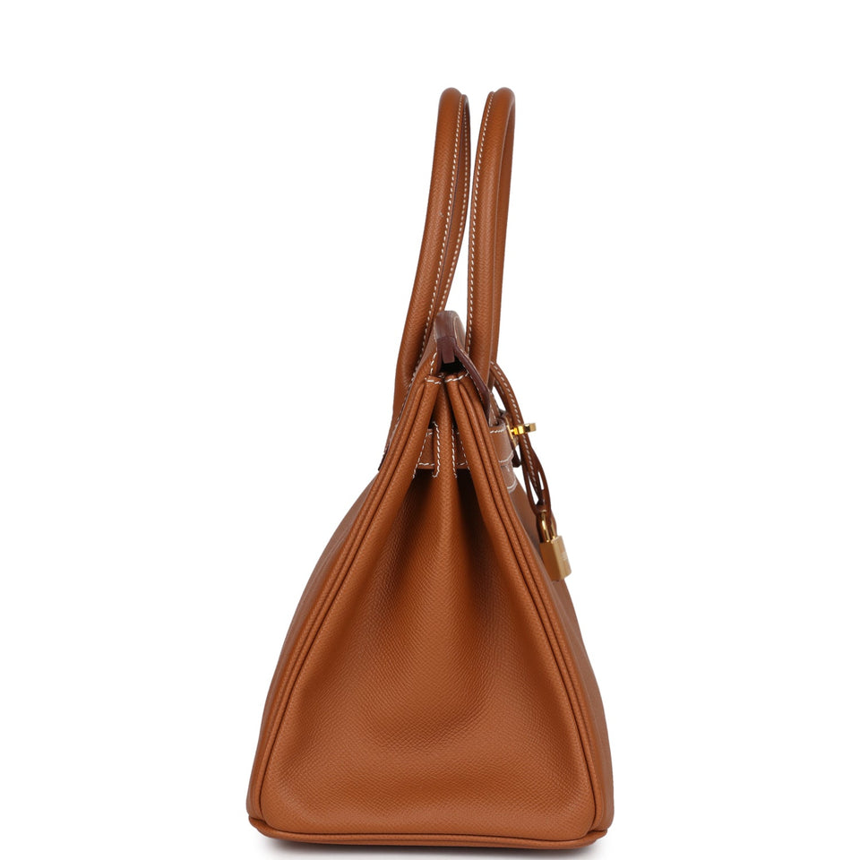 New Hermes Birkin 30 Gold Epsom Gold Hardware