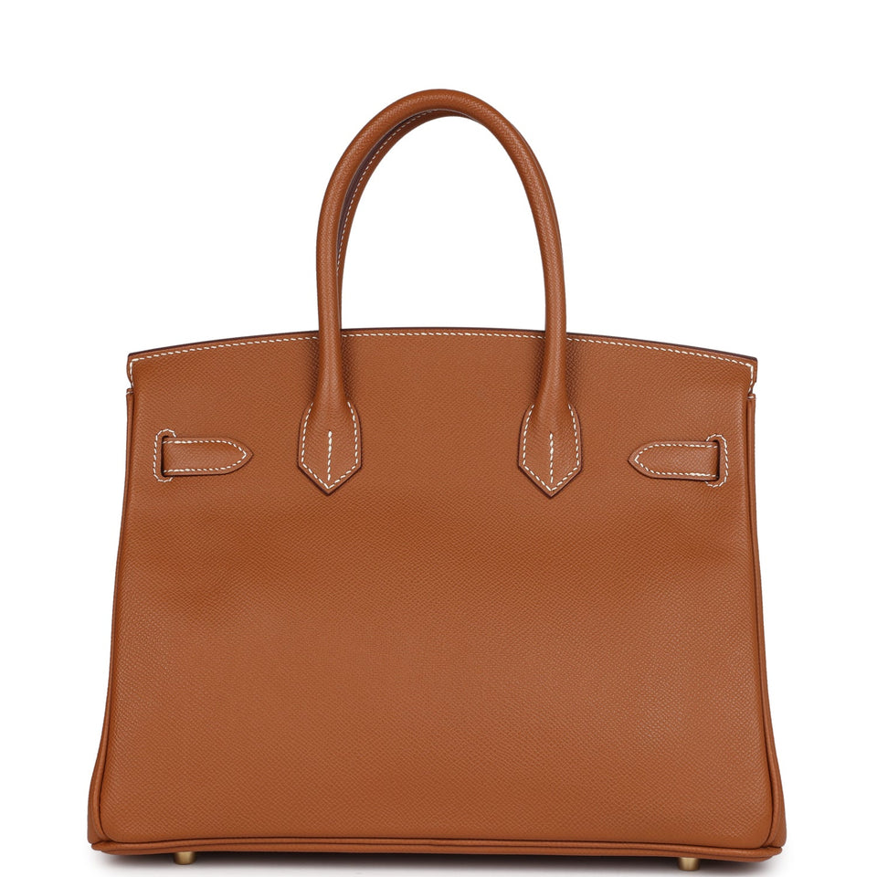 New Hermes Birkin 30 Gold Epsom Gold Hardware