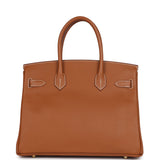 New Hermes Birkin 30 Gold Epsom Gold Hardware