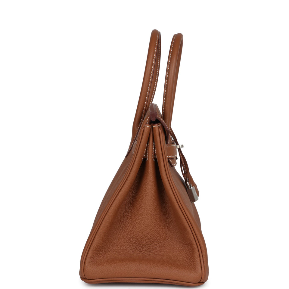 Hermes Birkin 30 Gold Togo Palladium Hardware