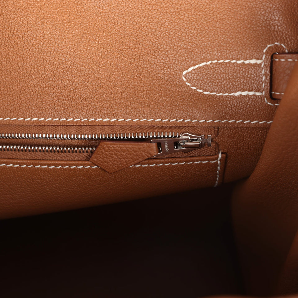 Hermes Birkin 30 Gold Togo Palladium Hardware