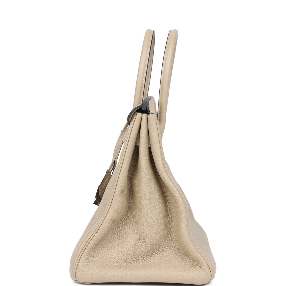 New Hermes Birkin 35 Trench Togo Palladium Hardware