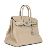 New Hermes Birkin 35 Trench Togo Palladium Hardware