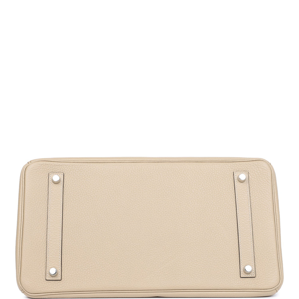 New Hermes Birkin 35 Trench Togo Palladium Hardware