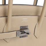 New Hermes Birkin 35 Trench Togo Palladium Hardware