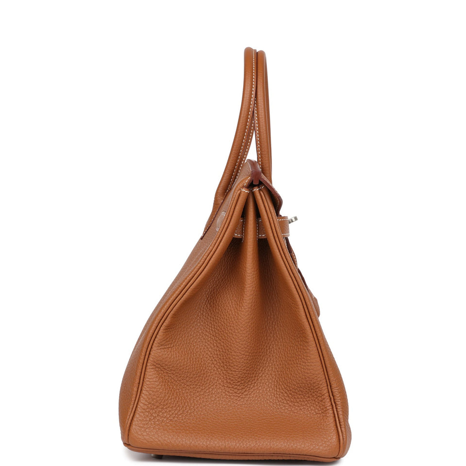 Hermes Birkin 35 Gold Togo Palladium Hardware