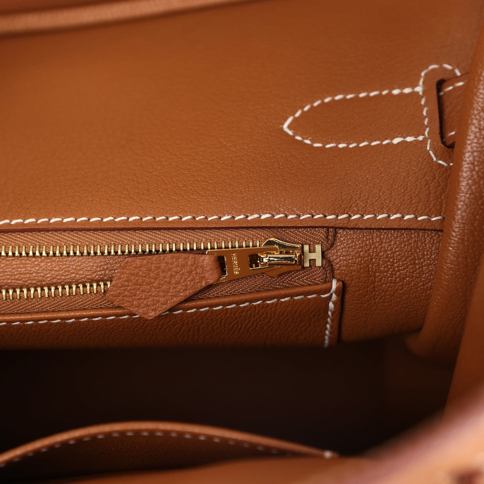 Hermes Birkin 35 Gold Togo Gold Hardware
