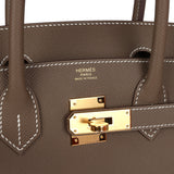 Hermes Birkin 30 Etoupe Epsom Gold Hardware