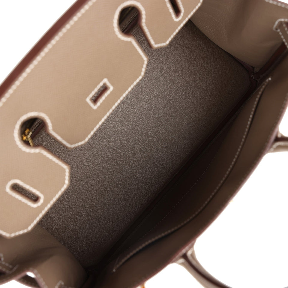 Hermes Birkin 30 Etoupe Epsom Gold Hardware