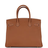 Hermes Birkin 30 Gold Togo Gold Hardware