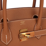 Hermes Birkin 30 Gold Togo Gold Hardware