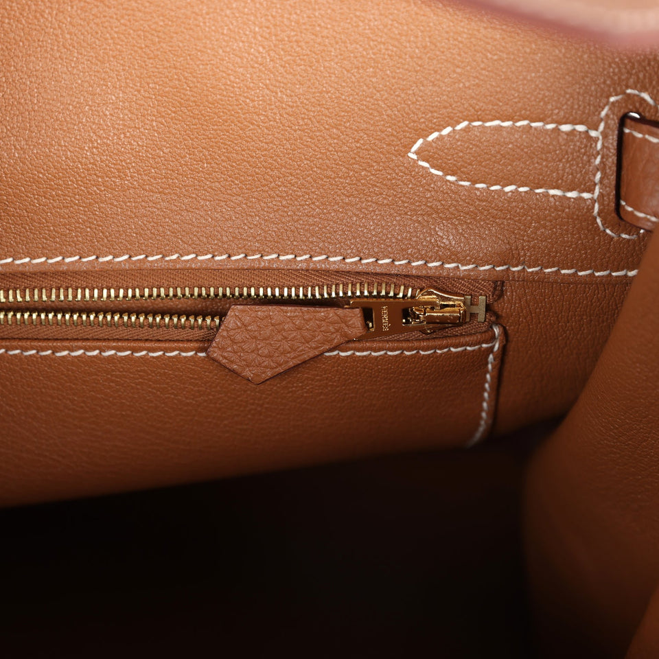 Hermes Birkin 30 Gold Togo Gold Hardware