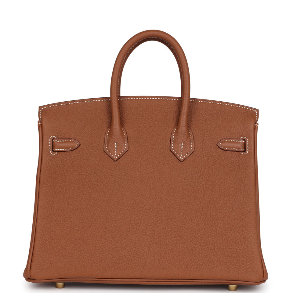 Hermes Birkin 25 Gold Togo Gold Hardware