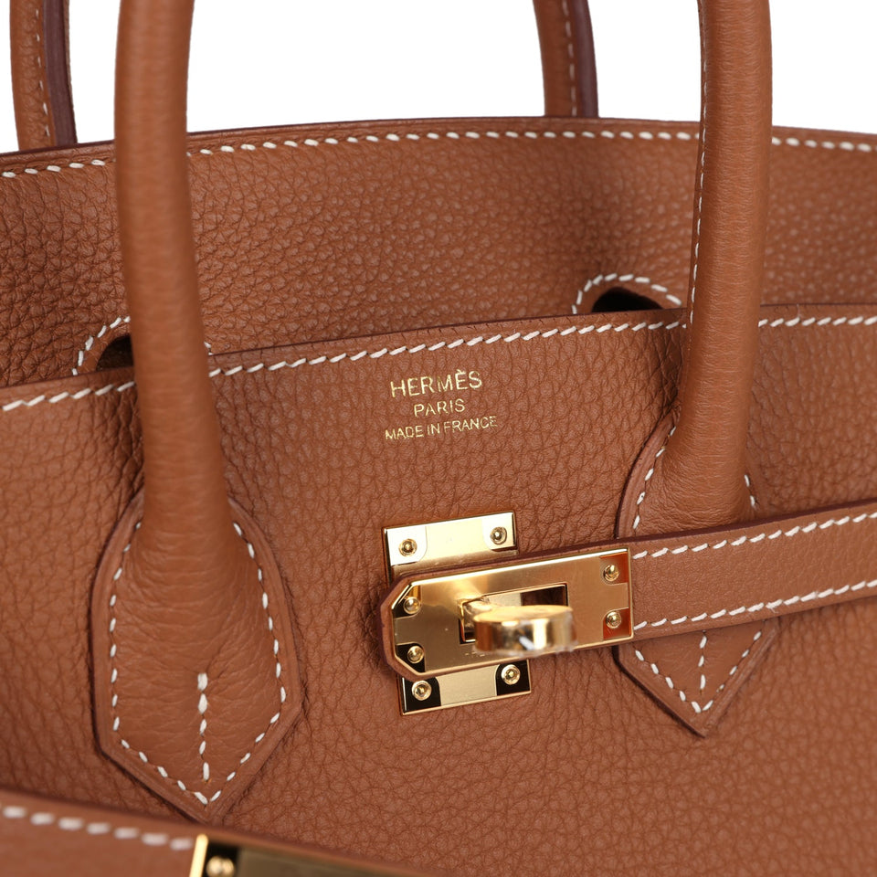 Hermes Birkin 25 Gold Togo Gold Hardware