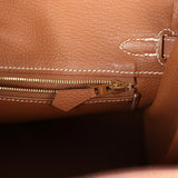 Hermes Birkin 25 Gold Togo Gold Hardware
