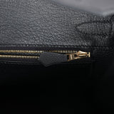 Hermes Birkin 30 Black Togo Gold Hardware