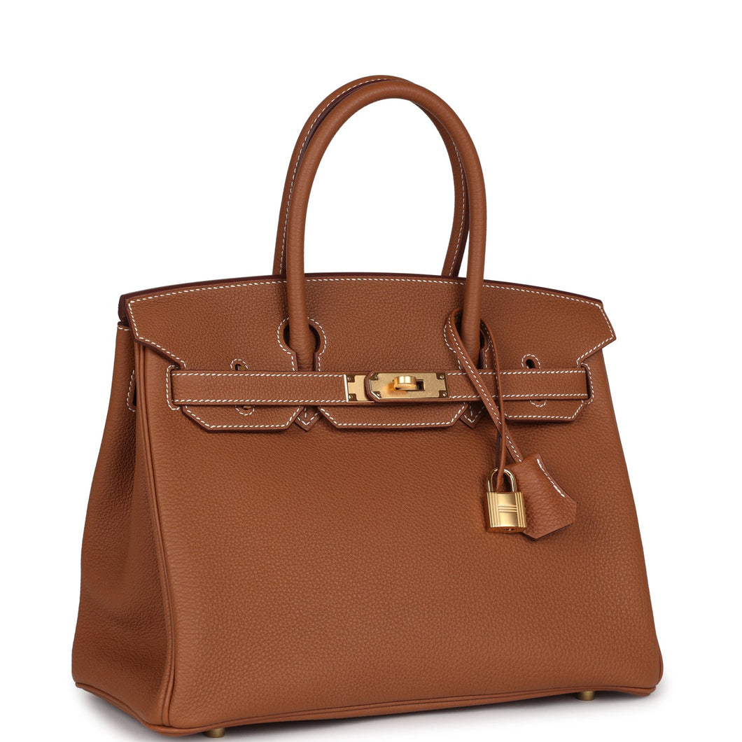 Hermes Birkin 30 Gold Togo Gold Hardware