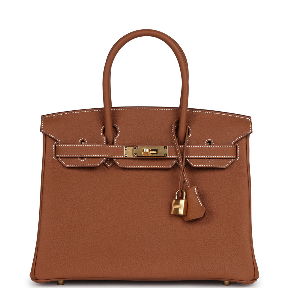 Hermes Birkin 30 Gold Togo Gold Hardware