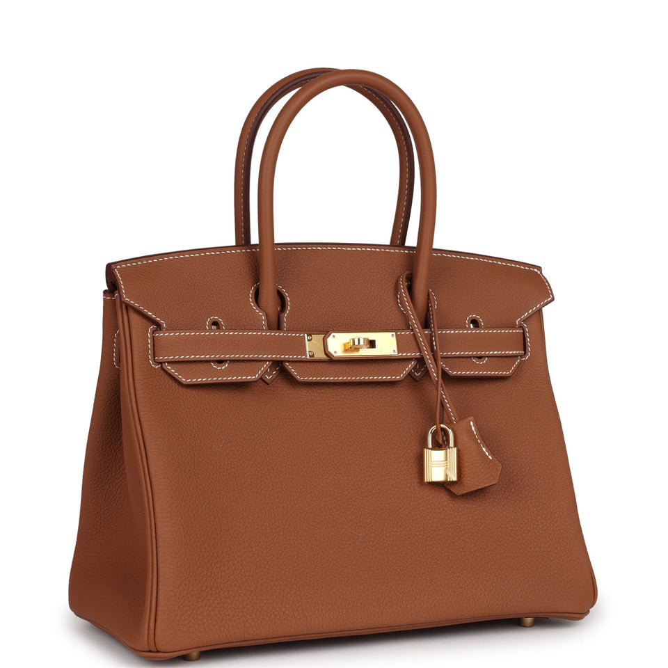 Hermes Birkin 30 Gold Togo Gold Hardware