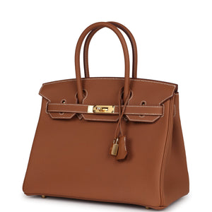 Hermes Birkin 30 Gold Togo Gold Hardware