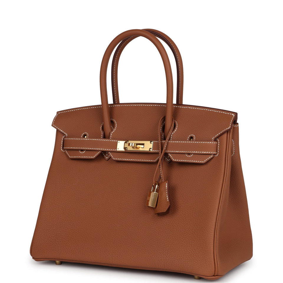 Hermes Birkin 30 Gold Togo Gold Hardware