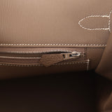 New Hermes Birkin 35 Etoupe Togo Palladium Hardware