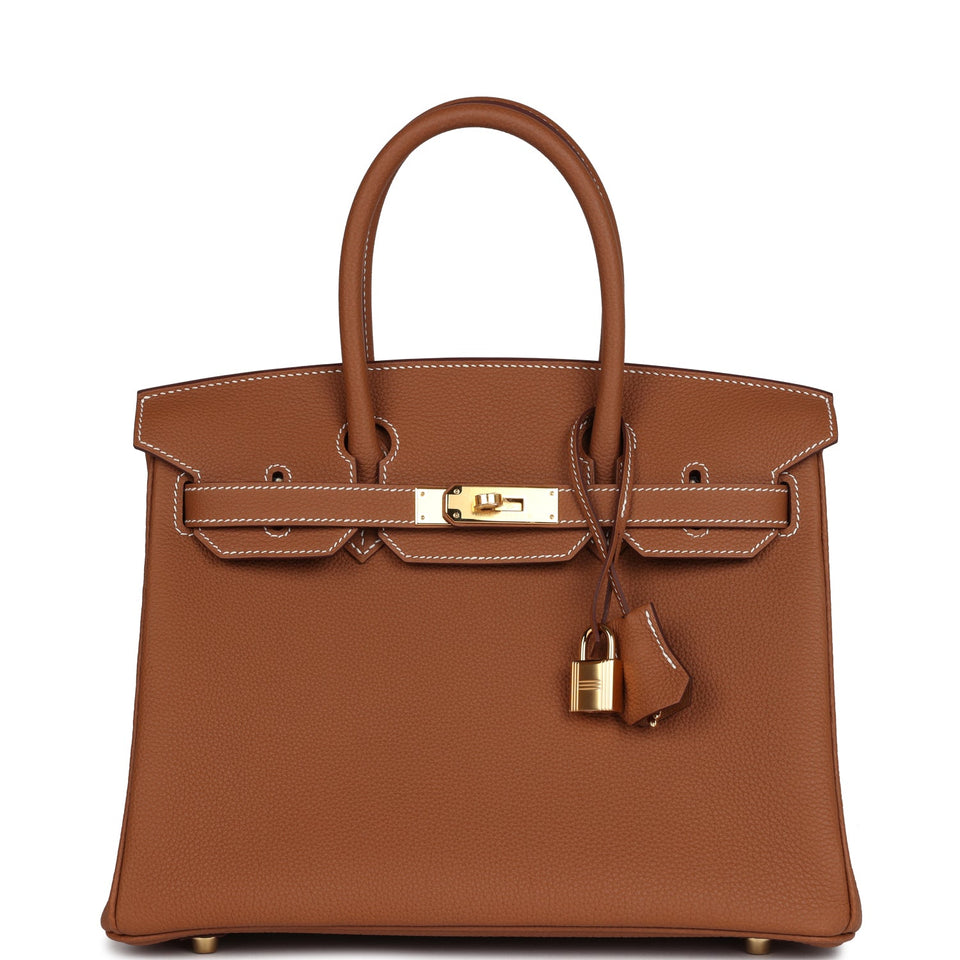 Hermes Birkin 30 Gold Togo Gold Hardware