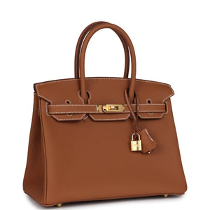 Hermes Birkin 30 Gold Togo Gold Hardware