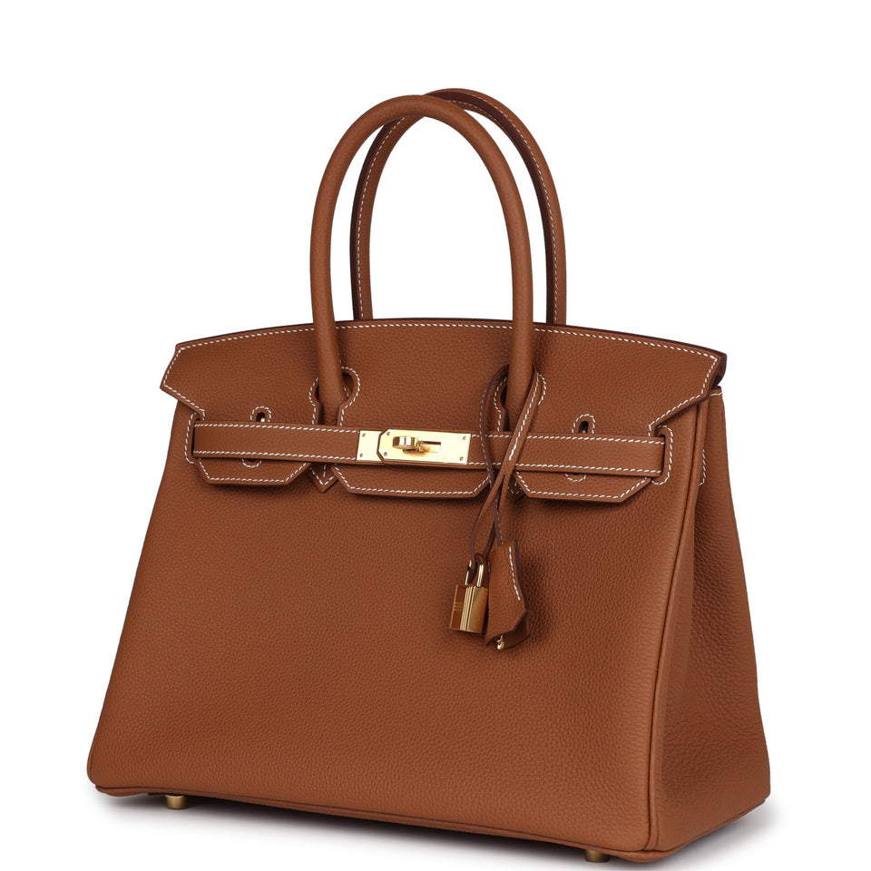 Hermes Birkin 30 Gold Togo Gold Hardware