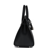 Hermes Birkin Sellier 25 Black Epsom Palladium Hardware