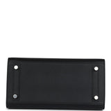 Hermes Birkin Sellier 25 Black Epsom Palladium Hardware