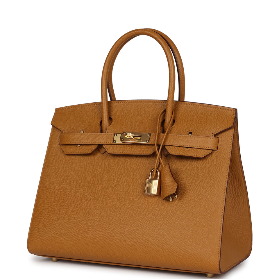 Hermes Birkin Sellier 30 Sesame Epsom Gold Hardware