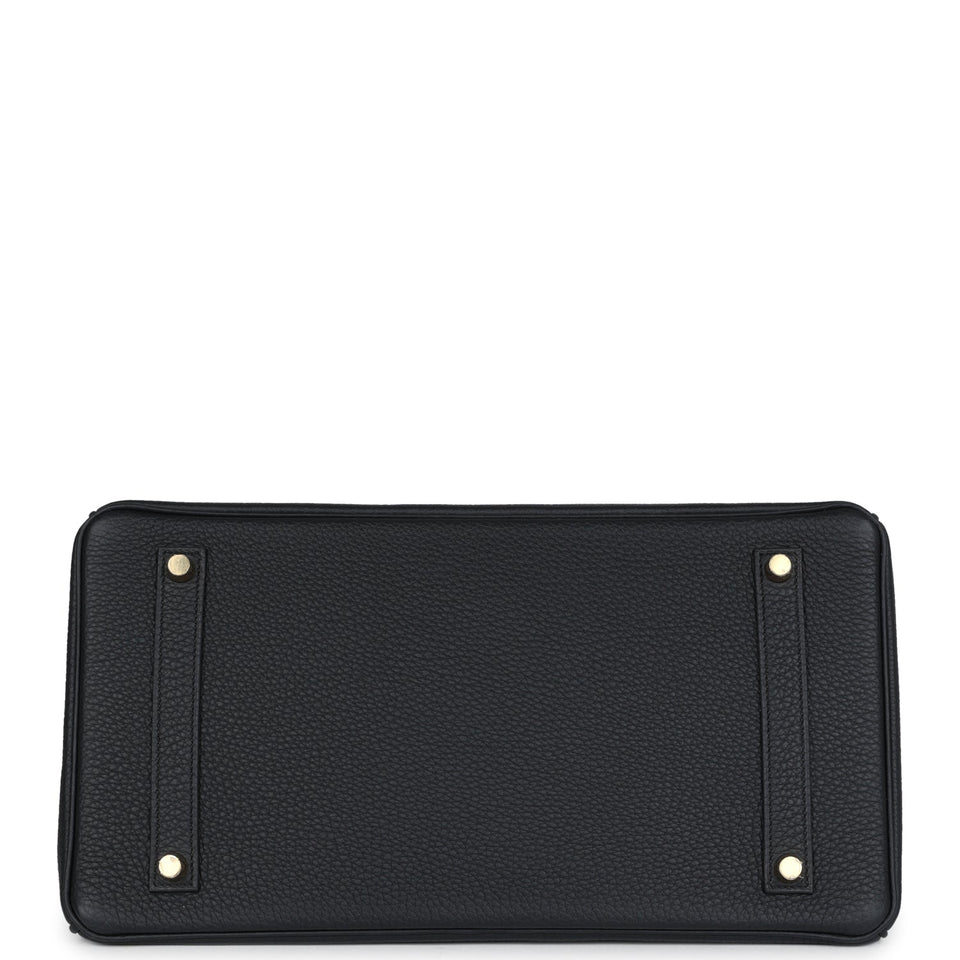 Hermes Birkin 35 Black Togo Gold Hardware