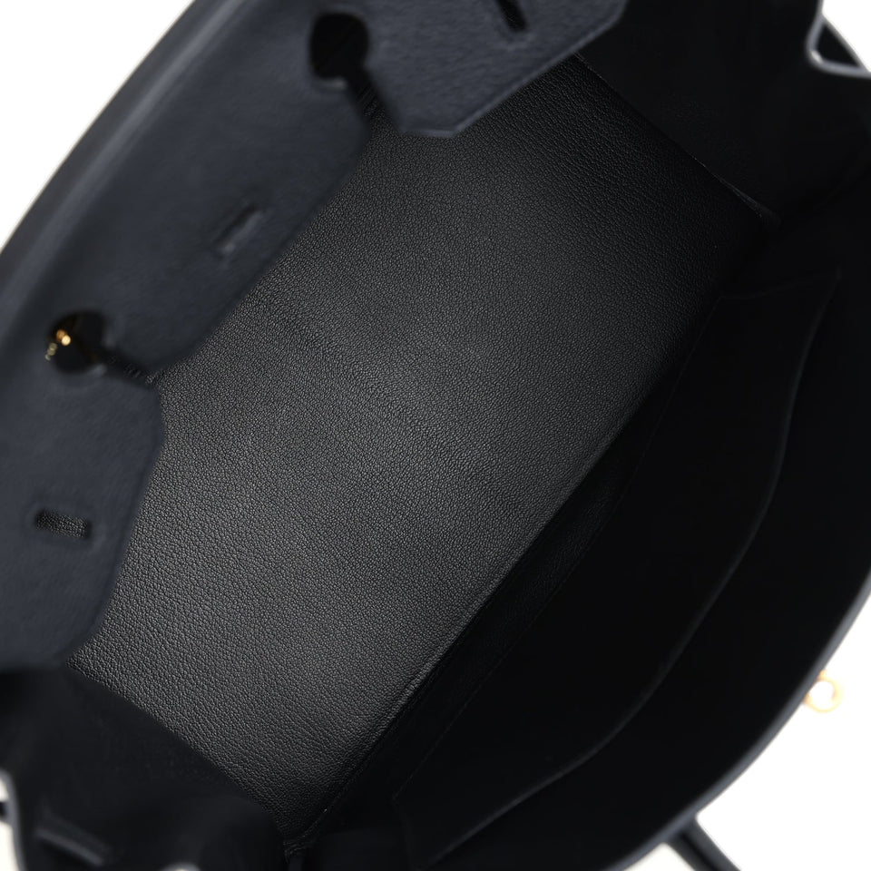 Hermes Birkin 35 Black Togo Gold Hardware