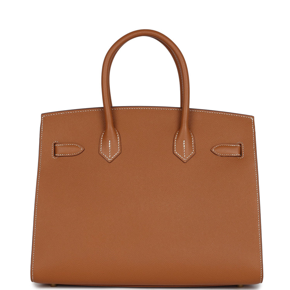 New Hermes Birkin Sellier 30 Gold Epsom Gold Hardware