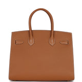 New Hermes Birkin Sellier 30 Gold Epsom Gold Hardware