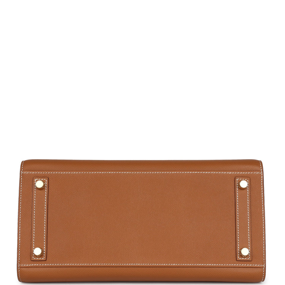 New Hermes Birkin Sellier 30 Gold Epsom Gold Hardware