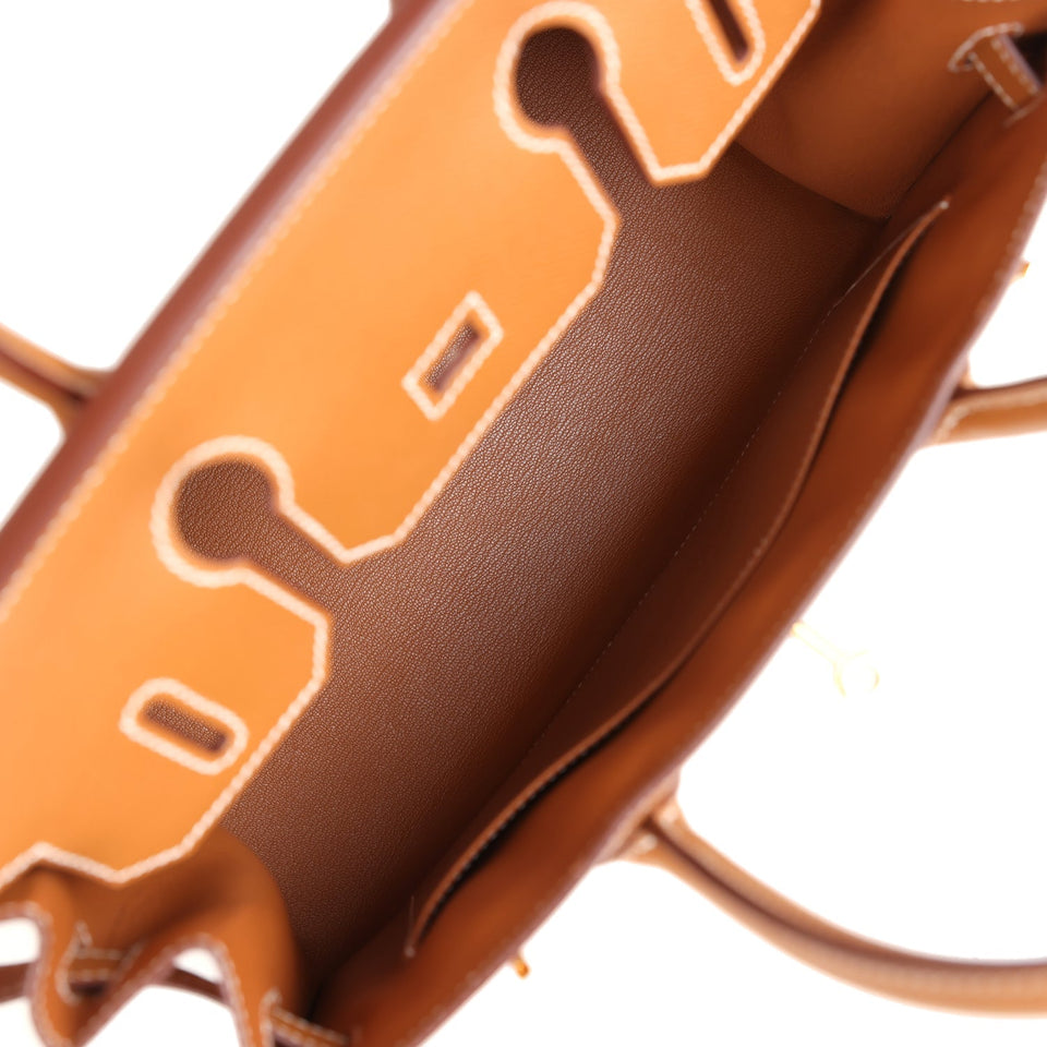 New Hermes Birkin Sellier 30 Gold Epsom Gold Hardware