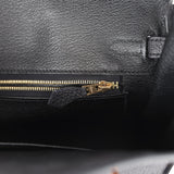 Hermes Birkin 25 Black Togo Rose Gold Hardware