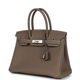 Hermes Birkin 30 Etoupe Togo Palladium Hardware